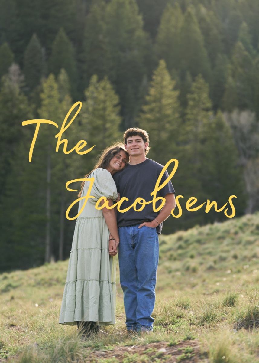 Wedding invitation — June 24, 2026, Orem Utah Temple
